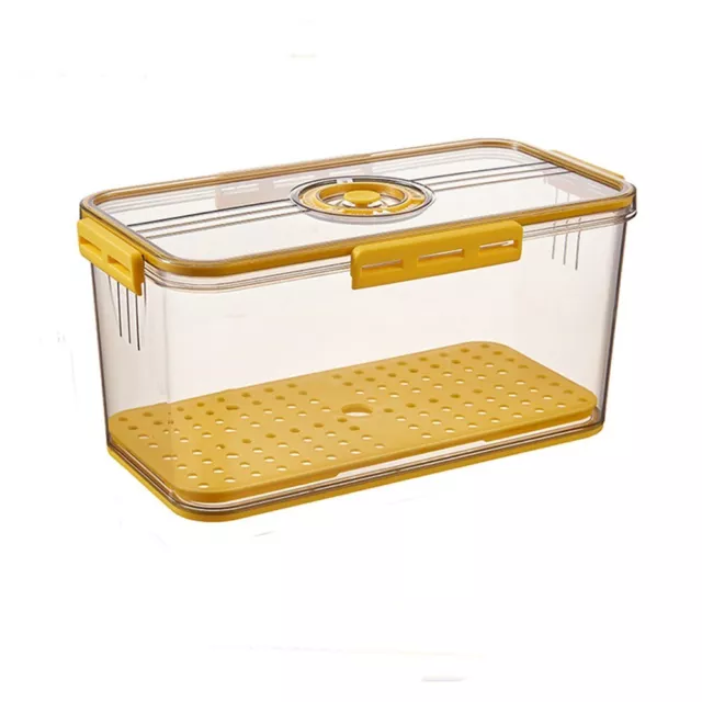 Plastic Airtight Bread Box Time Recording Bread Holder  Kitchen