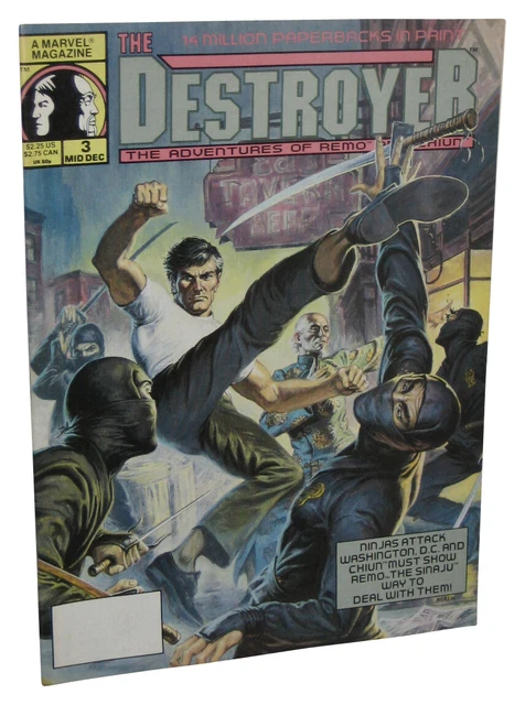 Marvel Magazine The Destroyer Adventures of Remo Comic Book Issue #3 - (Back Cov