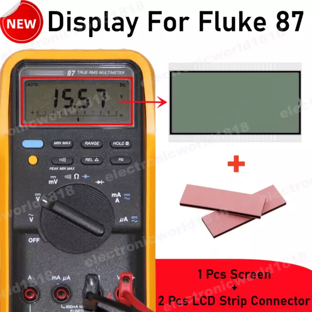 Per Fluke 87 True RMS multimetri industriali parte di ricambio schermo display LCD