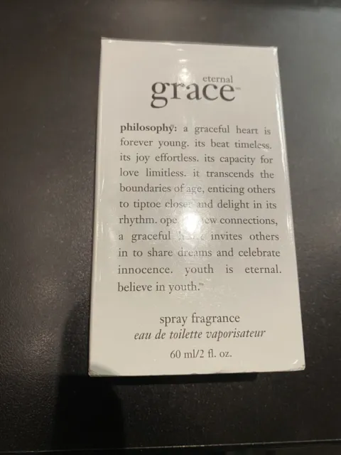Philosophy Eternal Grace 2.0oz Spray Full Size New Sealed Boxed
