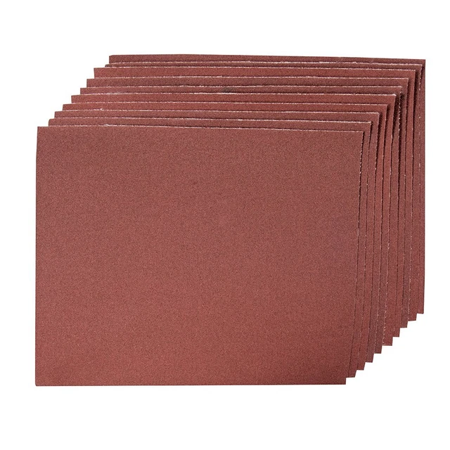 Silverline Carta per Smerigliatura Fogli 10pk 180 Sabbia 733249
