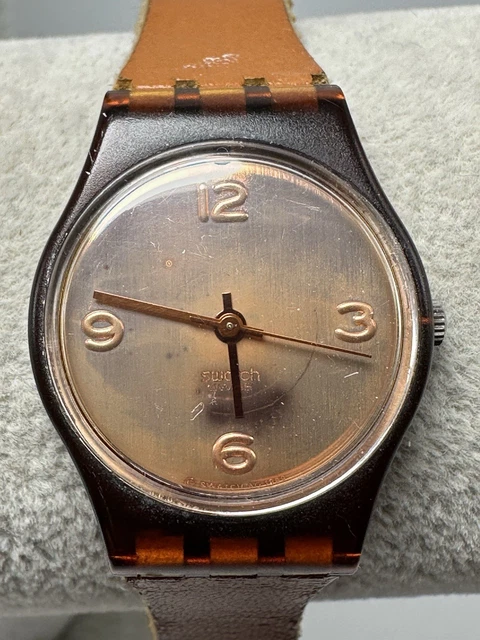 Swatch‎ Originals LF104 1990 New Battery True West Ladies Watch 25MM 6.5\
