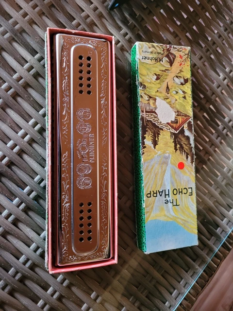 Hohner Mundharmonika THE ECHO HARP 57/120 C & G