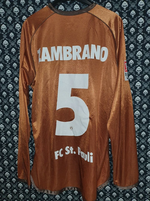 original matchworn Spielertrikot FC St. Pauli Zambrano 5 mws787