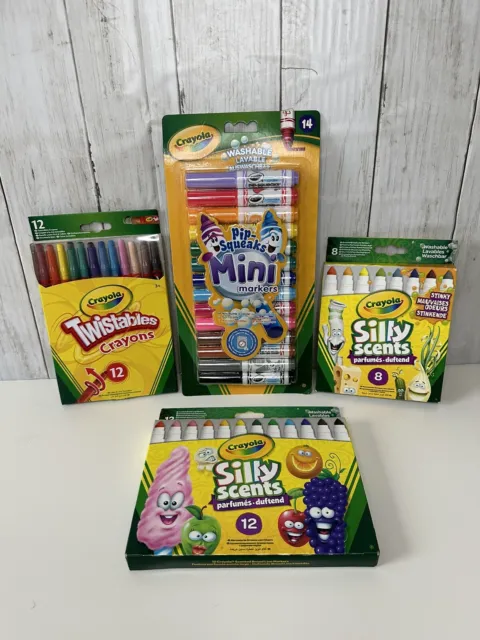 Crayola Silly Scents Slim Markers - 10 pack - New