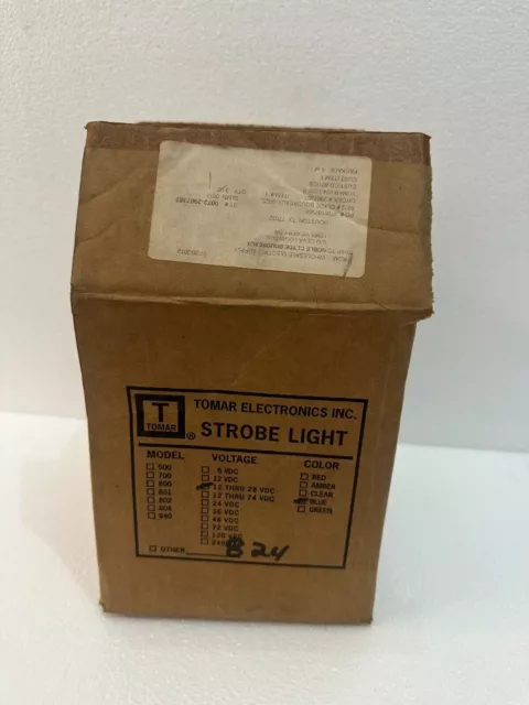 Tomar 824-1228 Lumière stroboscopique bleue USA Livraison gratuite