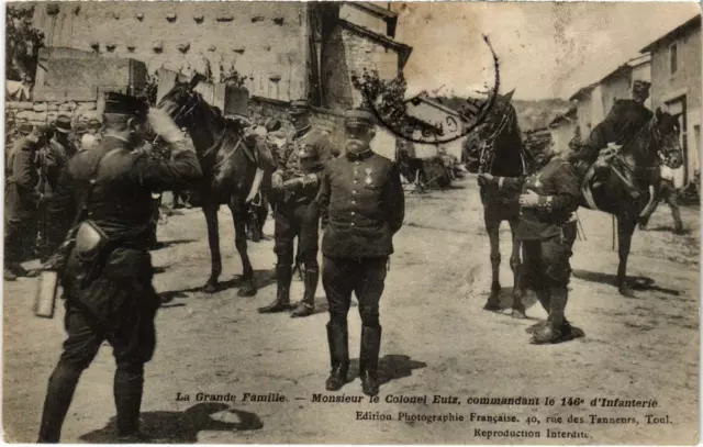 CPA Militaire Toul - La Grande Famille - Monsieur le Colonel (90356)