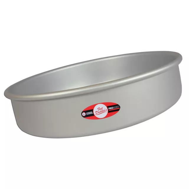 Fat Daddio's Anodized Aluminum Round Pan with Solid Bottom, 14 x 4" (Open Box)