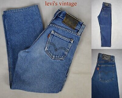 Levi's Jeans Levis per Bambina Ragazzina 9 10 11 12 Anni Vita Alta Vintage Usato