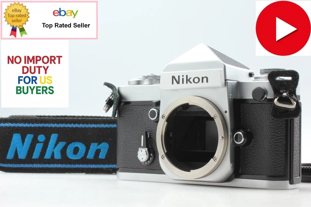 MINT] NIKON F2 Eye Level Silver Body 35mm Film Camera From JAPAN