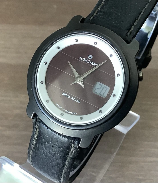 Megasolar Funkuhr Junghans Mega Dcf77 Radio Controlled Dorotheum