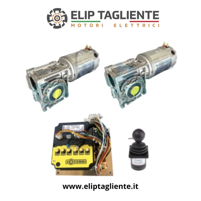 Contrôleur DC 24V 150A 4QCOMBI + Joystick Elip - Pour Commande De 2 Moteurs électriques