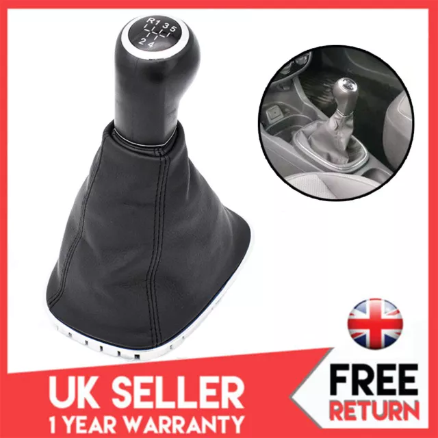 UK 5 Speed Gear Shift Stick Knob Gaiter Boot Cover FOR Vauxhall Corsa D 2006-214