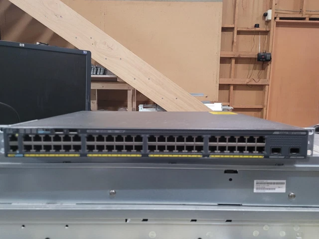 CISCO CATALYST WS-C2960X-48FPD-L 48 Port Poe Gigabit Switch With Rack ...