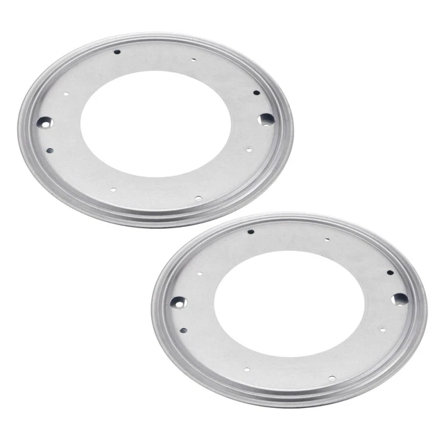 12" Rotatorio Soporte Lazy Susan Base Giratoria Placa para Giratoria Mesa, 2pzs
