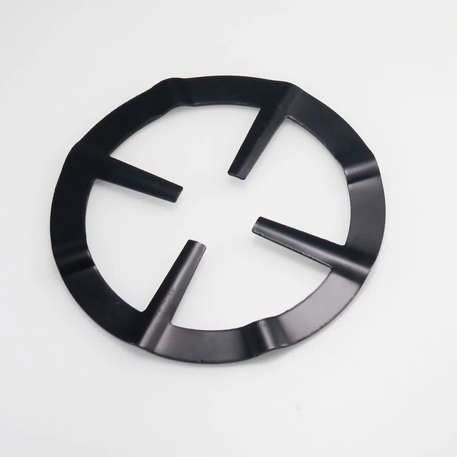 Cuisinière Poêle Bague Soutien Socle Rack Camping Fer Heat Diffuseur Noir Café