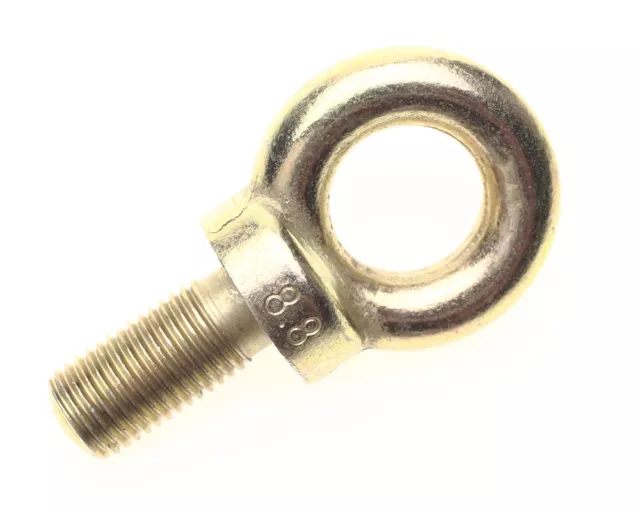 8 x TRS 7/16" UNF Harness Eyebolt (Seatbelt Eye Bolt) 1" (25mm) Thread Length