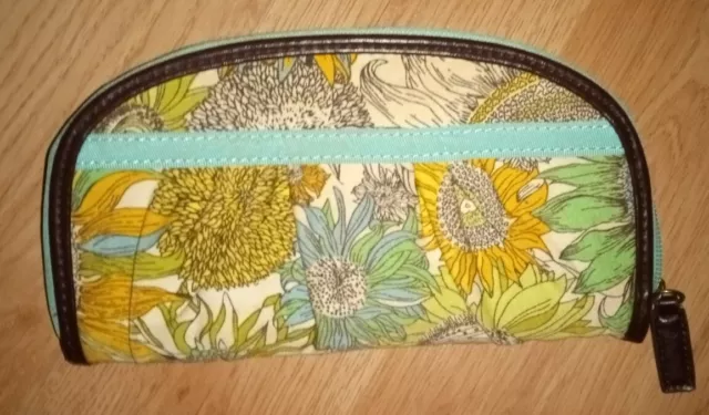 NWT LIBERTY OF LONDON for Target Floral Zip Around Canvas Clutch Wallet Travel