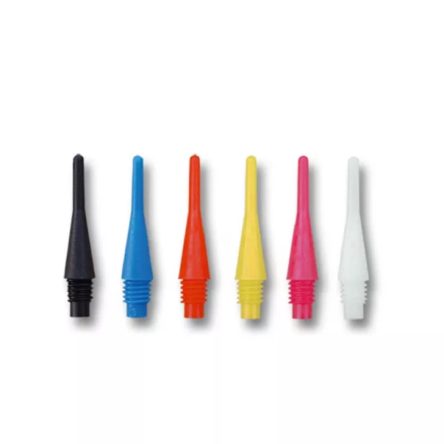 BULL'S Longlife Short Soft Tips 2BA 6 mm Alle Farben Dartspitzen Softdart E-Dart