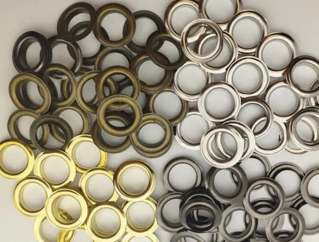 Metal Eyelets Grommets with Washer Rings For Leather Craft-  4/6/8/10/12/14/16mm