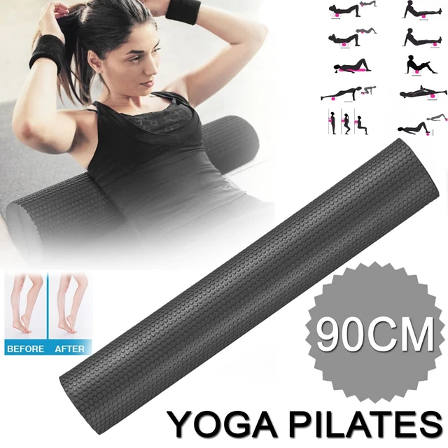 EVA Yoga Foam Roller Physio Back Training Pilates Back Exercise Massage 60X14CM