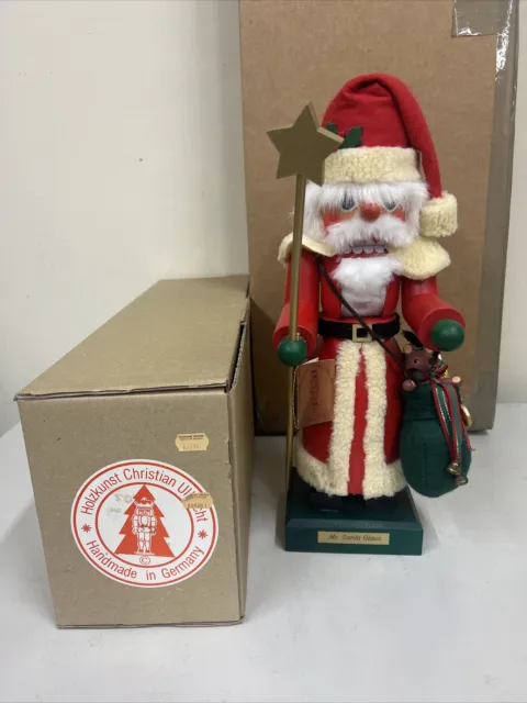 Holzkunts Christian Ulbricht  Nutcracker Mr. Santa Claus Limited Edition