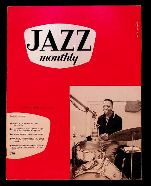VINTAGE JAZZ MONTHLY Magazine September 1959 Music Herbie Lovelle Britt Woodman £12.60 PicClick UK