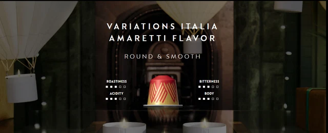 *Nespresso Limited Edition: 460 X Italia Amaretti Coffee Pods **