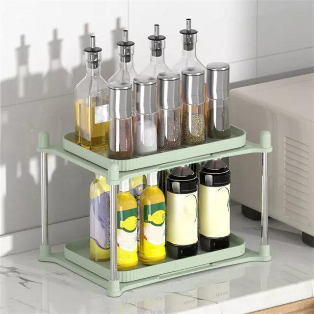 Efficiente per organizzazione bagno cucina con scaffale Susan pigro 2 livelli