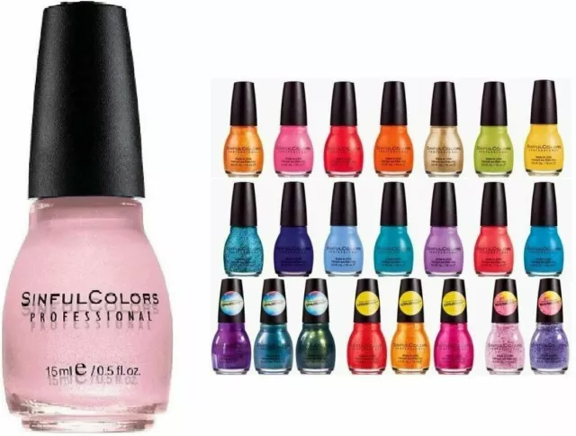 Sinful Colors Professional Nail Polish Enamel, 1709, 0.5 fl oz, Pack of 2 - wide 2