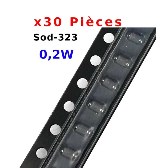 Zener Dioden 5,1V 0,4W SOD323 - 5 Stück Set Für Elektronik Projekte