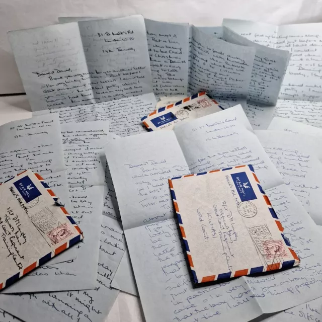 Handwritten Letters David M Longley Gold Cost Military Training ,BBC Iink Lot8