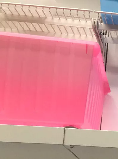 VESSLA Contenitore con rotelle, rosa pallido, 39x39 cm - IKEA Italia