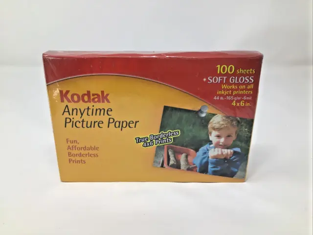 Kodak Photo Paper Matte 100 count 39 lb 145 g/m 7 ml Instant Dry Sealed