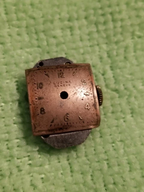 Watch Old ALTES UHRWERK MIT Zifferblatt Zeiger, Ersatzteil