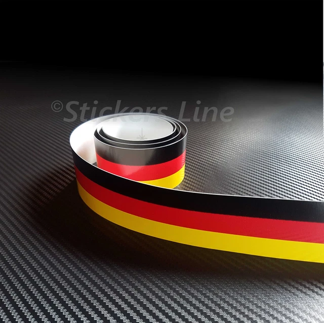 Gagliardetto Germania Per Auto | 15x10 Cm, Con Ventosa, Bandiera Tedesca Per Specchietto