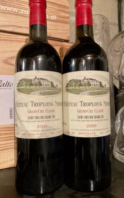 2 Chateau Troplong Mondot  1 Er Grand Cru Classe B Saint Emilion  2000