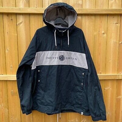 Pretty Green Panel Smock - 2XL - Navy - Mod Casuals 60's - 100% Cotton Jacket