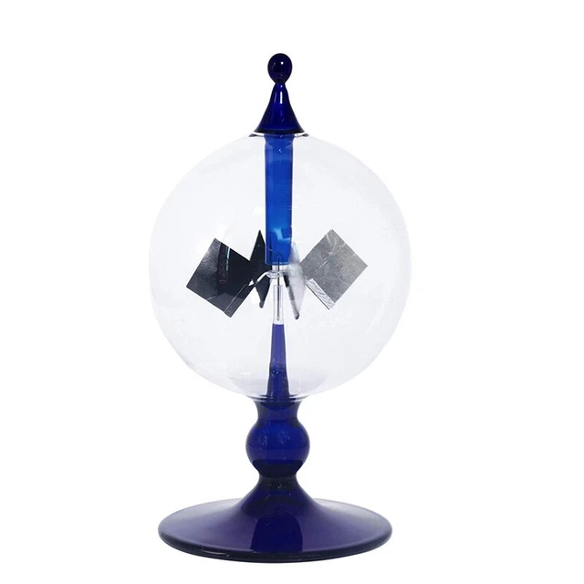 Solar  Radiometer Sunlight Energy Crookes  Vanes Windmill Gift Home Desk6995