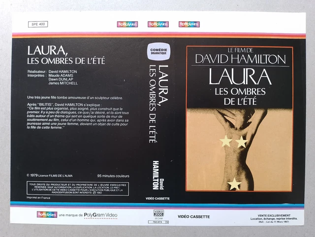 JAQUETTE VHS - Laura Les Ombres De L'ete - Vhs Sleeve - Maude Adams