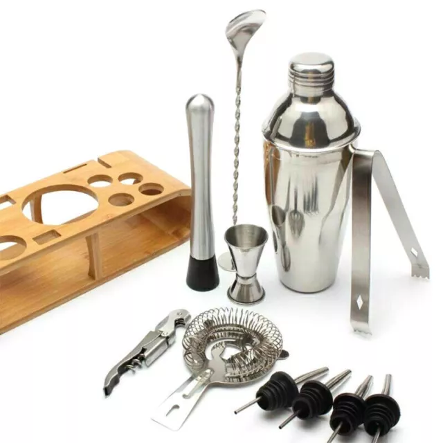 1 Set Bar Cocktail Shaker Set Jigger Mixing Spoon Pinces Barware Barman Outils