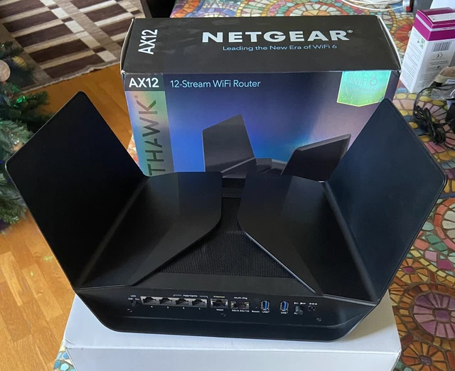 NETGEAR RAX120-100EUS Nighthawk Router AX6000 5