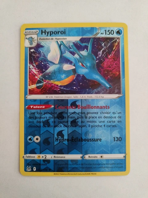CARTE POKEMON - Hyporoi Reverse 037/196 - Origine Perdue EB11 EUR 2,00 ...