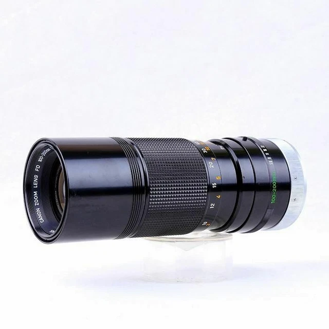 Canon Fd 100-200mm F5.6 S. C. Mf Téléphoto Zoom Objectif Excellent De Japon F/S