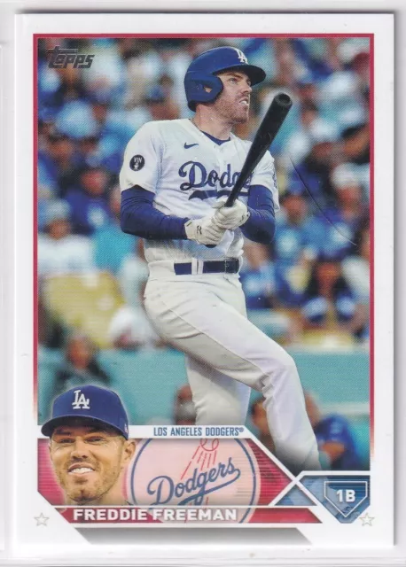 2023 Topps Baseball Los Angeles Dodgers Team Set Series 1 2 and Update
