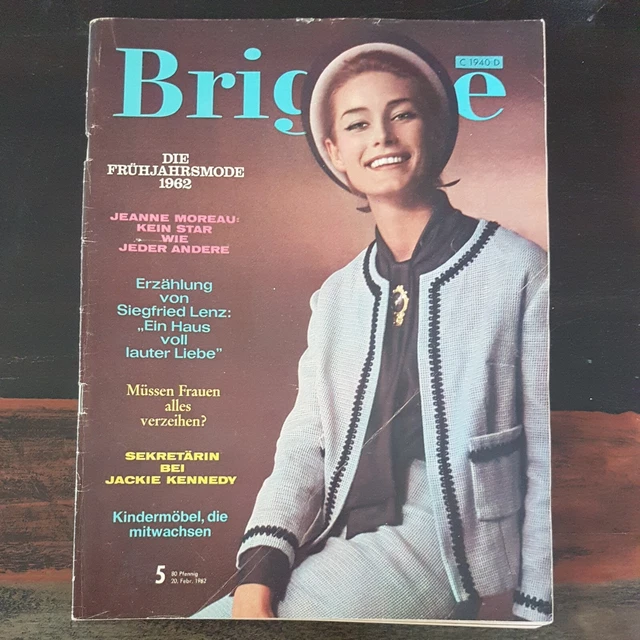&BRIGITTE& NR. 5 vom 20.02.1962, seltene Ausgabe, FrauenZeitschrift