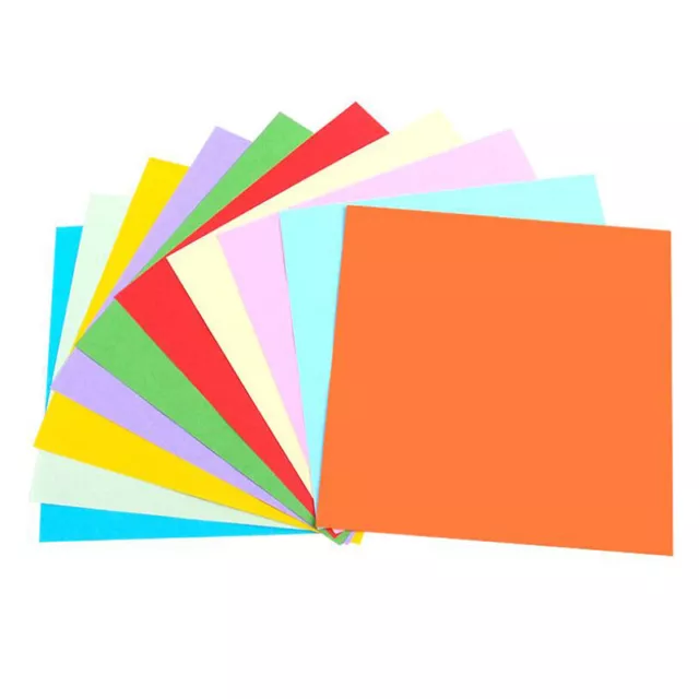 100 X 10 Colors Origami Paper Double Sided Colorful Folding DIY Paper Arts Cr'EL 2