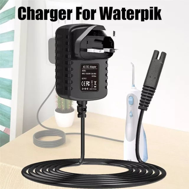 Irrigator Charger Power Adapter Cable Adaptor For Waterpik WP360 WP440W WP550C