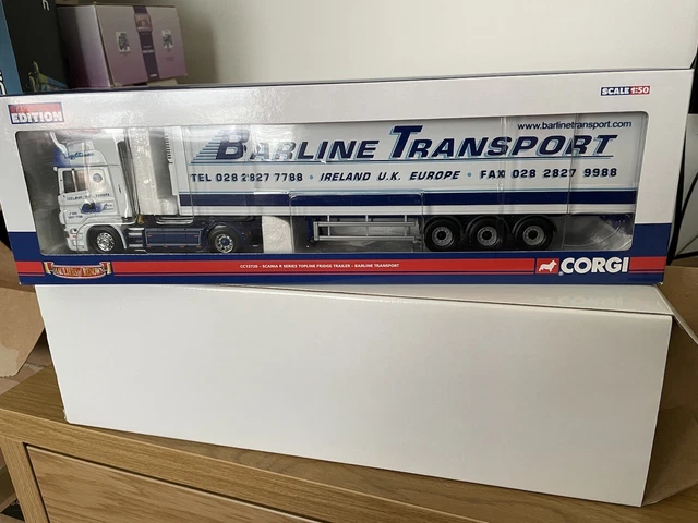 Miniature Camion Scania Avec Remorque Frigo - Lion Toys 1/50 - LT09W - Occasion