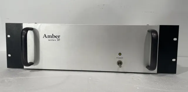 Amber Series 70 stereo amplifier Stereophile Working Great